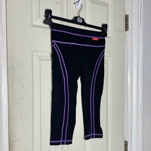 Connection sport leggings capri XS/S womens euc